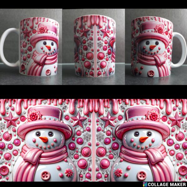 Mok Sneeuwpop Roze