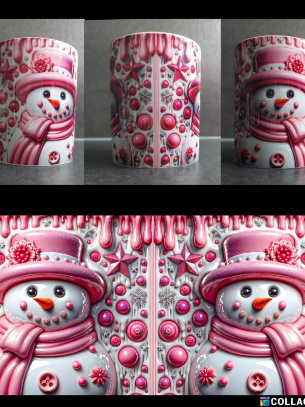 Mok Sneeuwpop Roze