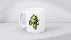 Grinch door gat