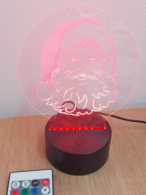 Gegrafeerde lamp